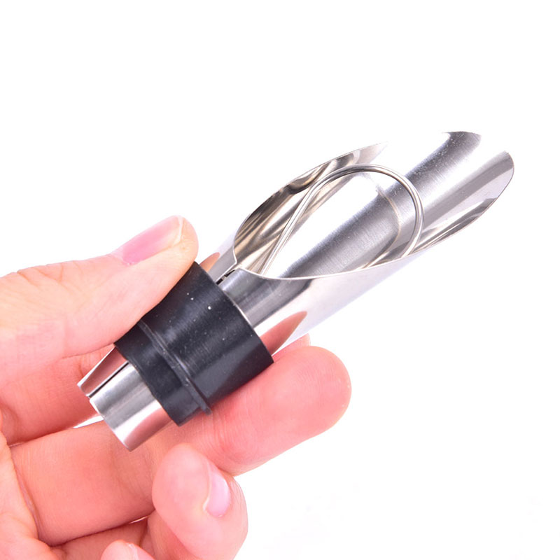 Wine Stopper Vacuum - 2 قطعة الفولاذ المقاوم للصدأ النبيذ