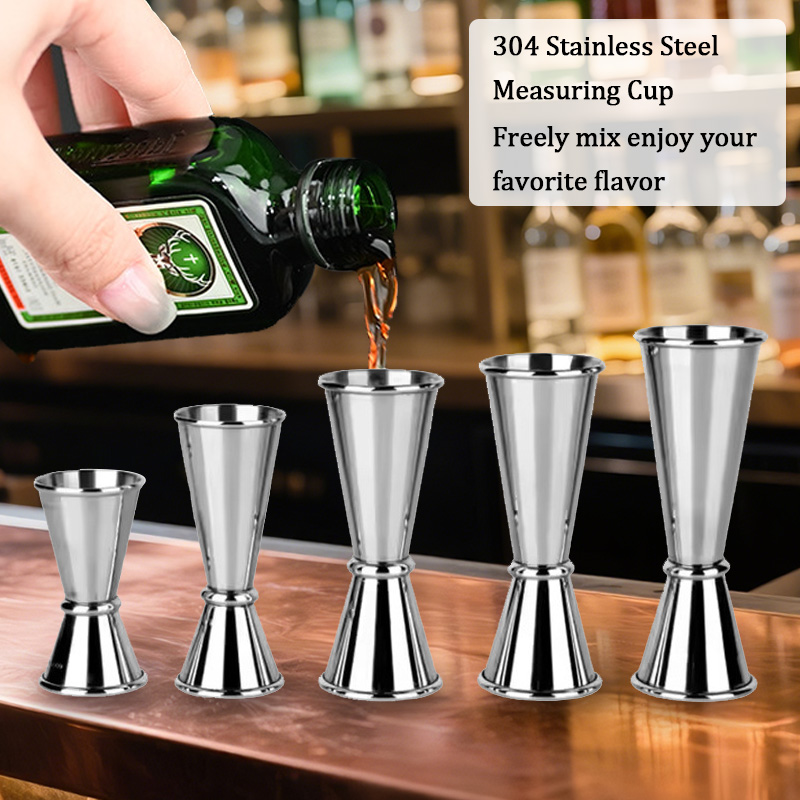 Spirit Measure Jigger - قياس كوب 30/40/50/60 مللي 304 الفولاذ