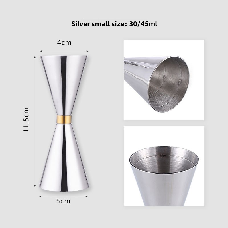 Spirit Measure Jigger - كوكتيل من الفولاذ المقاوم للصدأ بار