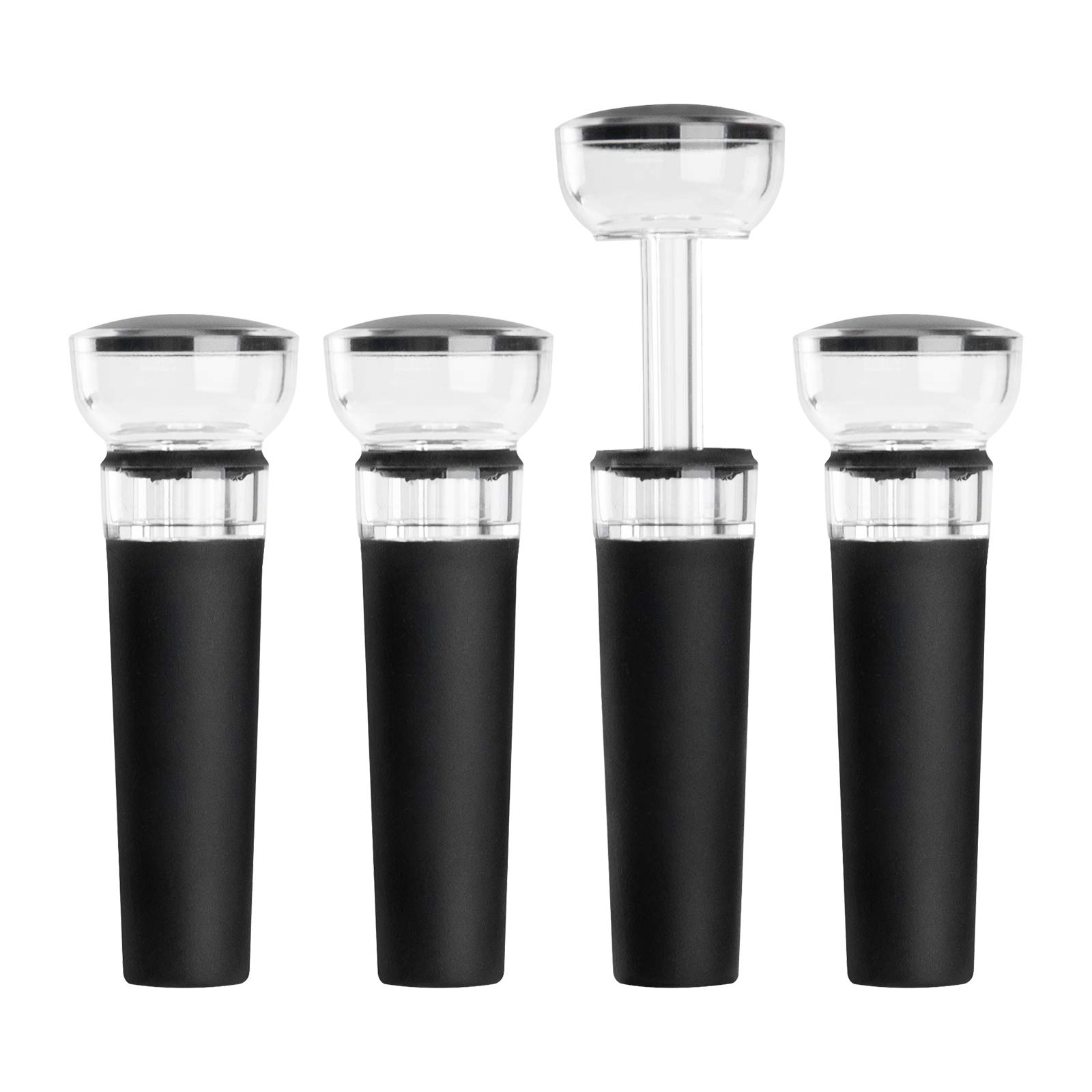 Wine Stopper Vacuum - 4 قطع من سدادات النبيذ مع