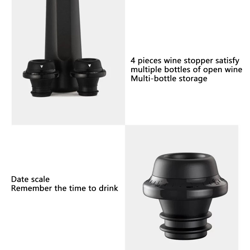 سدادات النبيذ الفراغية، مضخة ت - مراجعة Wine Stopper Vacuum وسعره