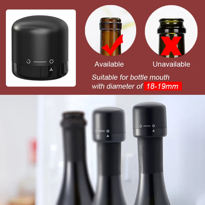 1-5 قطع من سدادات زجاجات النبي - مراجعة Wine Stopper Vacuum وسعره