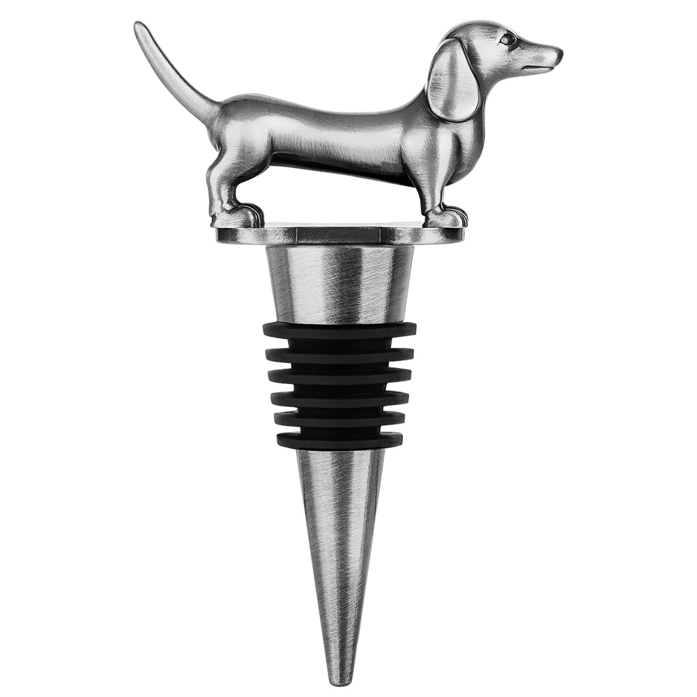 سدادة زجاجة نبيذ على شكل كلب د - مراجعة Wine Stopper Vacuum وسعره
